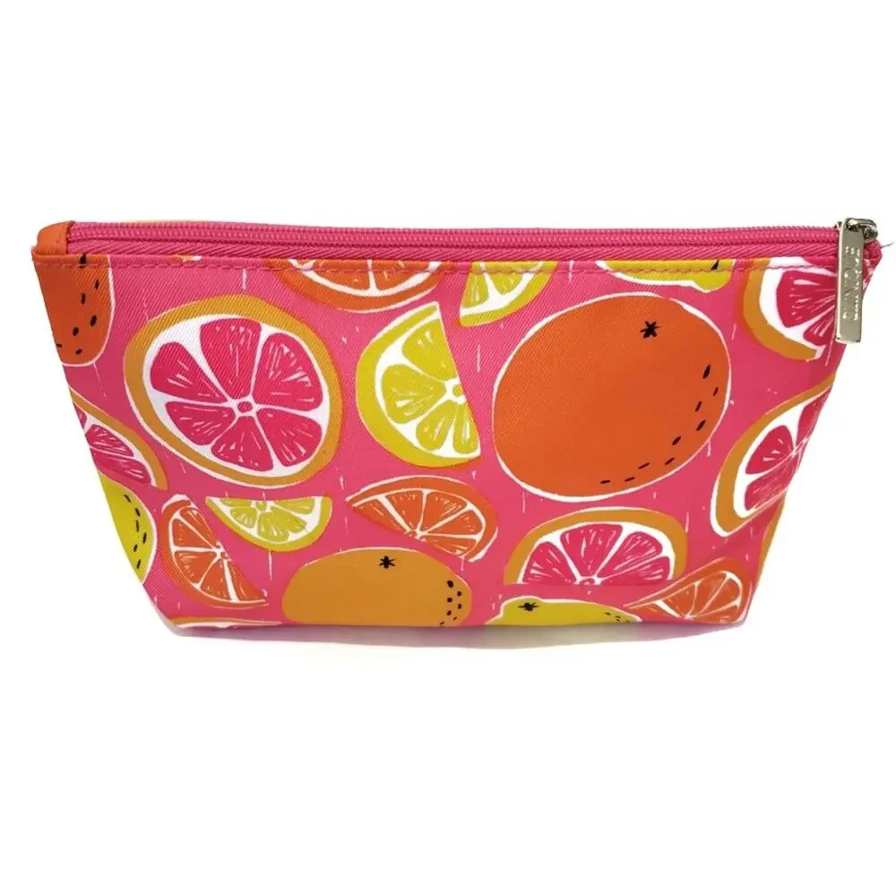 Clinique | Bright and Cherry Citrus Makeup Bag